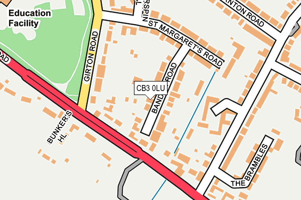 Map of T J B DEVELOPMENTS (CAMBRIDGE) LIMITED at local scale