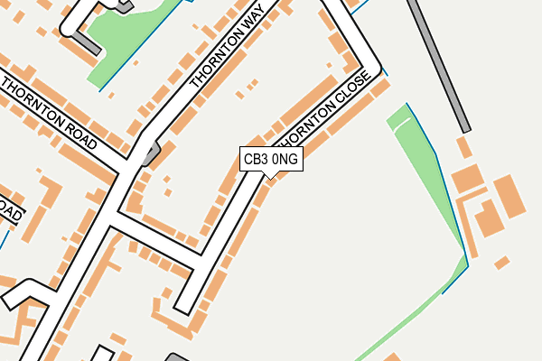 CB3 0NG map - OS OpenMap – Local (Ordnance Survey)