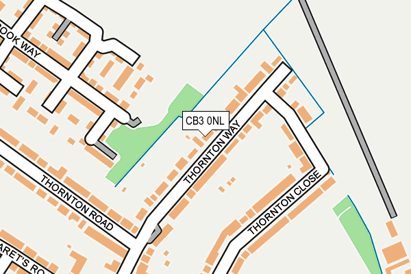 CB3 0NL map - OS OpenMap – Local (Ordnance Survey)