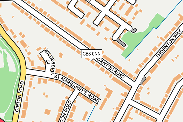 CB3 0NN map - OS OpenMap – Local (Ordnance Survey)