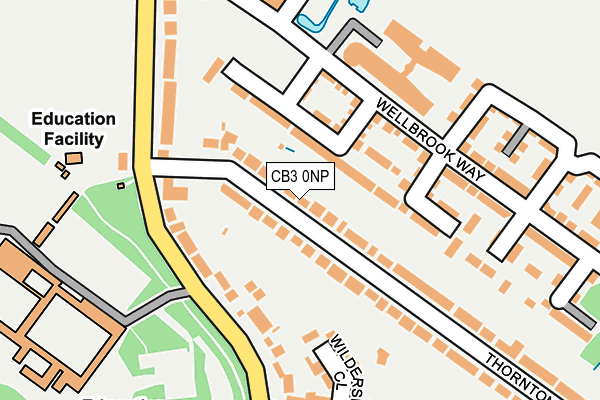 CB3 0NP map - OS OpenMap – Local (Ordnance Survey)