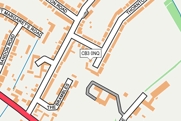 CB3 0NQ map - OS OpenMap – Local (Ordnance Survey)