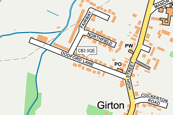 Map of GIRTONGOLF LTD at local scale