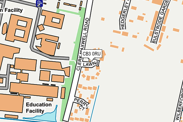 CB3 0RU map - OS OpenMap – Local (Ordnance Survey)