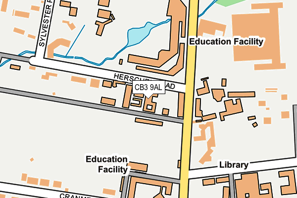 CB3 9AL map - OS OpenMap – Local (Ordnance Survey)