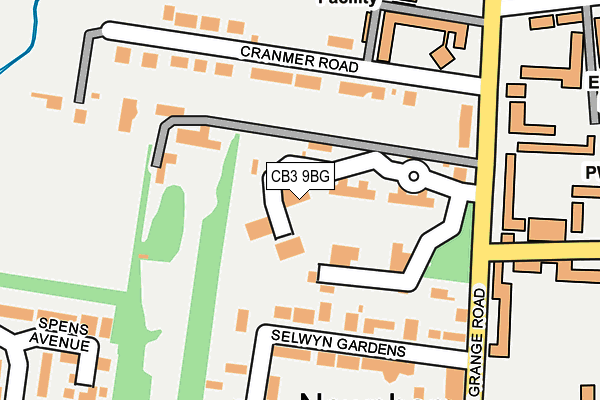CB3 9BG map - OS OpenMap – Local (Ordnance Survey)