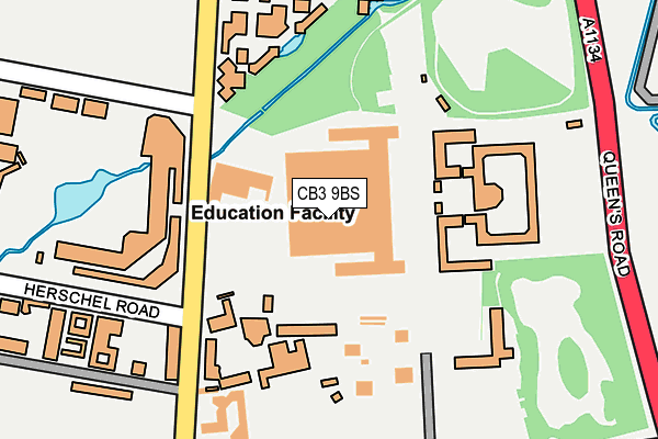 CB3 9BS map - OS OpenMap – Local (Ordnance Survey)