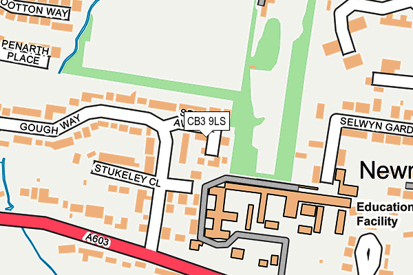 CB3 9LS map - OS OpenMap – Local (Ordnance Survey)