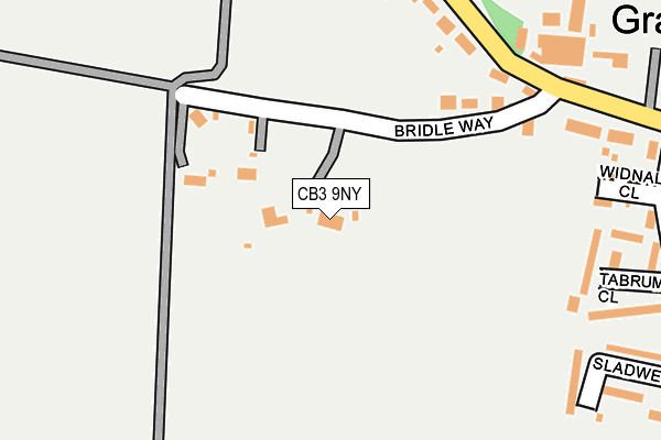 CB3 9NY map - OS OpenMap – Local (Ordnance Survey)