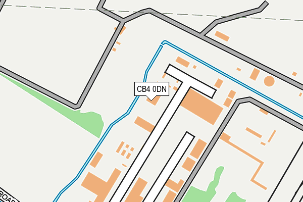 CB4 0DN map - OS OpenMap – Local (Ordnance Survey)