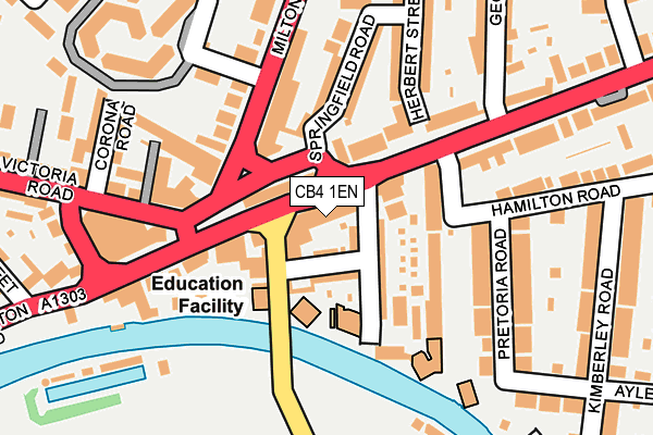 CB4 1EN map - OS OpenMap – Local (Ordnance Survey)