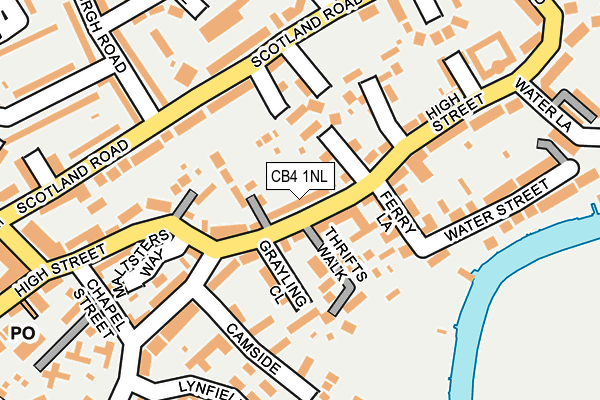 CB4 1NL map - OS OpenMap – Local (Ordnance Survey)