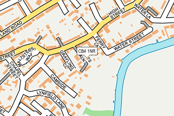 CB4 1NR map - OS OpenMap – Local (Ordnance Survey)