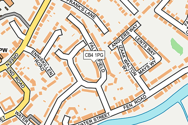 CB4 1PG map - OS OpenMap – Local (Ordnance Survey)