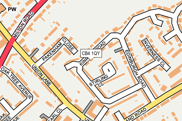 CB4 1QY map - OS OpenMap – Local (Ordnance Survey)