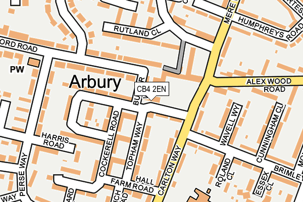 CB4 2EN map - OS OpenMap – Local (Ordnance Survey)