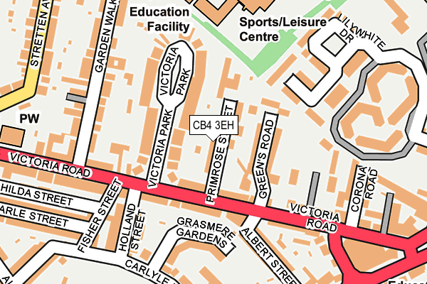 CB4 3EH map - OS OpenMap – Local (Ordnance Survey)