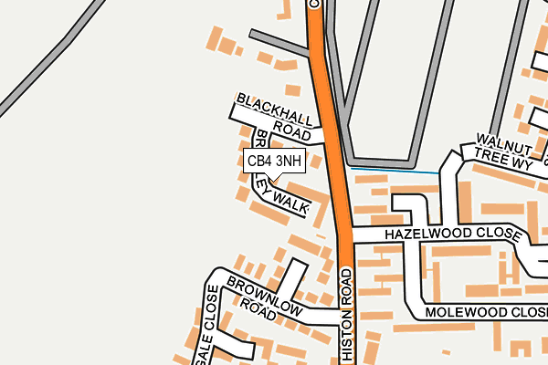 CB4 3NH map - OS OpenMap – Local (Ordnance Survey)