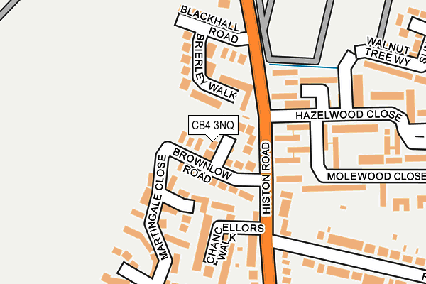 CB4 3NQ map - OS OpenMap – Local (Ordnance Survey)