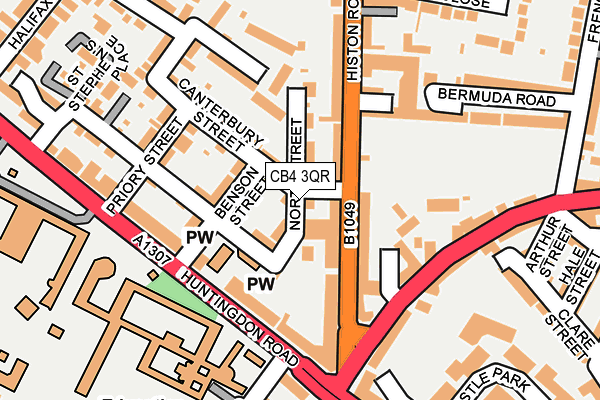 CB4 3QR map - OS OpenMap – Local (Ordnance Survey)