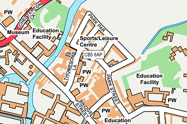 CB5 8AP map - OS OpenMap – Local (Ordnance Survey)