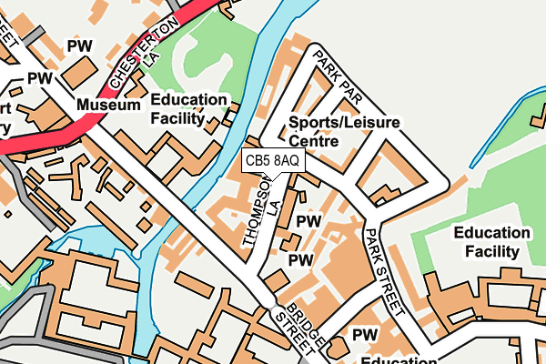 CB5 8AQ map - OS OpenMap – Local (Ordnance Survey)