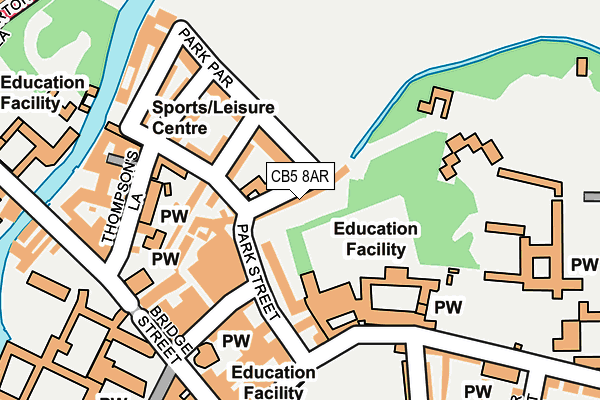 CB5 8AR map - OS OpenMap – Local (Ordnance Survey)