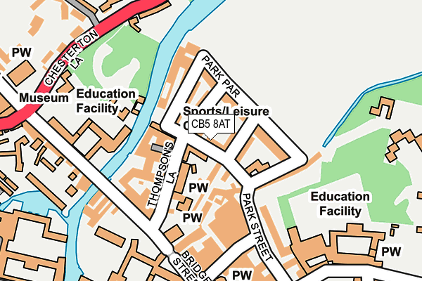 CB5 8AT map - OS OpenMap – Local (Ordnance Survey)