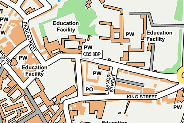 CB5 8BP map - OS OpenMap – Local (Ordnance Survey)