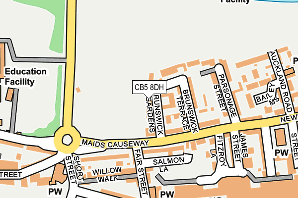 CB5 8DH map - OS OpenMap – Local (Ordnance Survey)