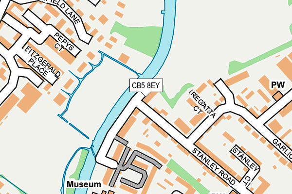 CB5 8EY map - OS OpenMap – Local (Ordnance Survey)