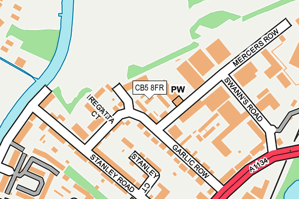 CB5 8FR map - OS OpenMap – Local (Ordnance Survey)