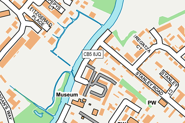 CB5 8JQ map - OS OpenMap – Local (Ordnance Survey)