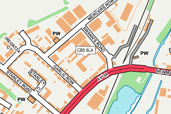 CB5 8LA map - OS OpenMap – Local (Ordnance Survey)