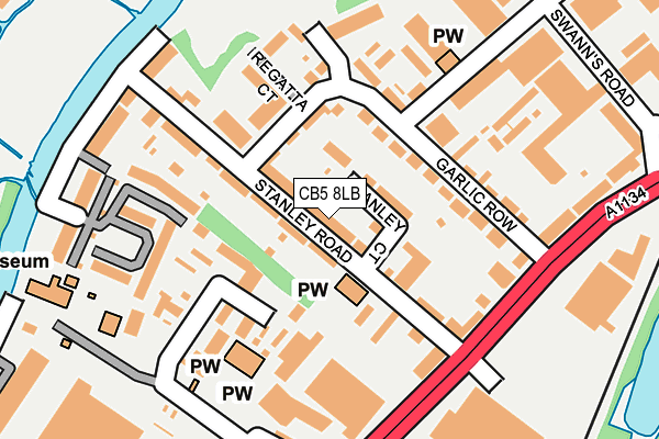 CB5 8LB map - OS OpenMap – Local (Ordnance Survey)