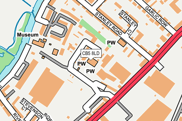 CB5 8LD map - OS OpenMap – Local (Ordnance Survey)