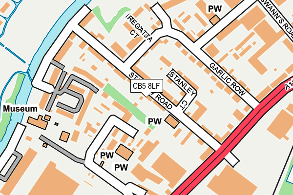CB5 8LF map - OS OpenMap – Local (Ordnance Survey)