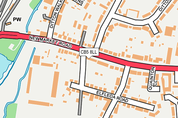 CB5 8LL map - OS OpenMap – Local (Ordnance Survey)