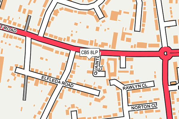 CB5 8LP map - OS OpenMap – Local (Ordnance Survey)