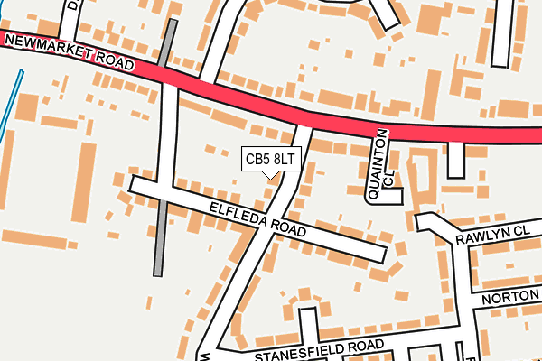 CB5 8LT map - OS OpenMap – Local (Ordnance Survey)