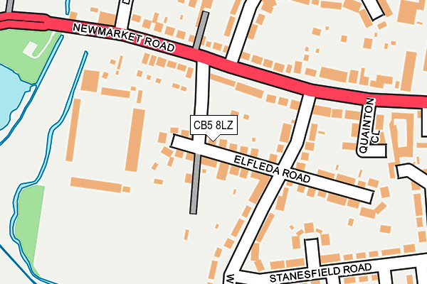 CB5 8LZ map - OS OpenMap – Local (Ordnance Survey)