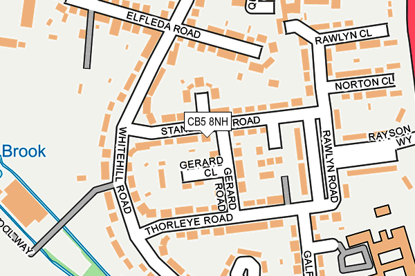 CB5 8NH map - OS OpenMap – Local (Ordnance Survey)
