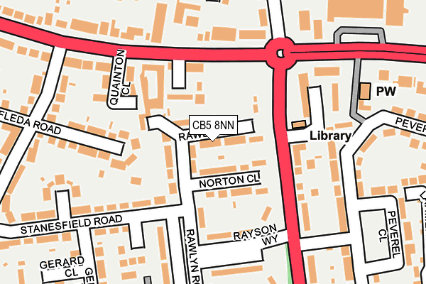 CB5 8NN map - OS OpenMap – Local (Ordnance Survey)