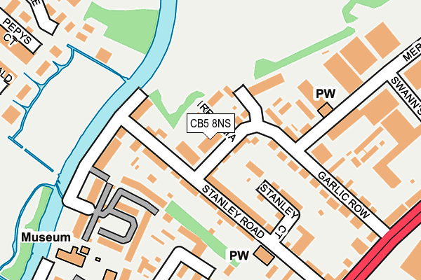 CB5 8NS map - OS OpenMap – Local (Ordnance Survey)