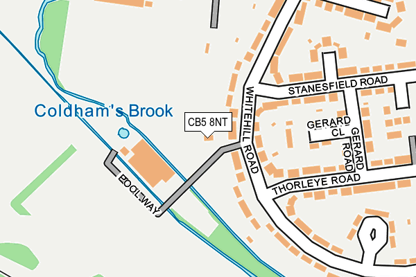 CB5 8NT map - OS OpenMap – Local (Ordnance Survey)