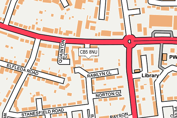 CB5 8NU map - OS OpenMap – Local (Ordnance Survey)