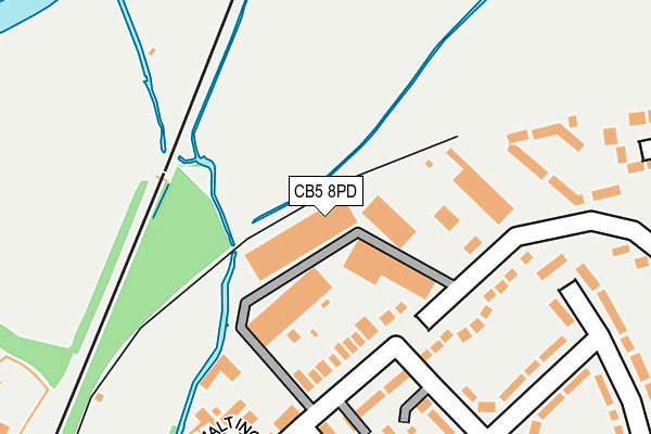 CB5 8PD map - OS OpenMap – Local (Ordnance Survey)