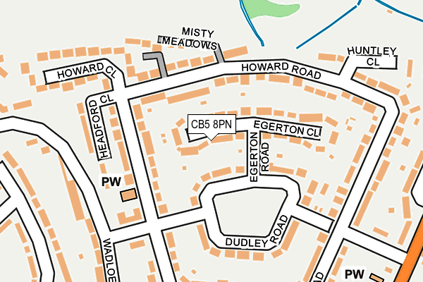 CB5 8PN map - OS OpenMap – Local (Ordnance Survey)