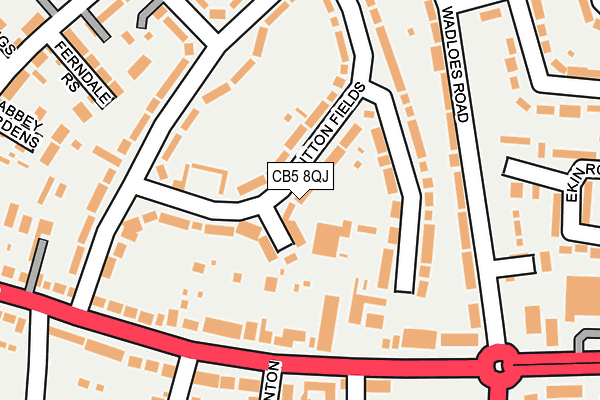 CB5 8QJ map - OS OpenMap – Local (Ordnance Survey)