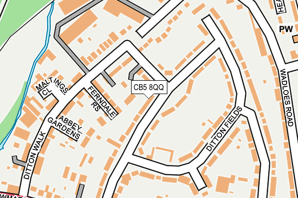 CB5 8QQ map - OS OpenMap – Local (Ordnance Survey)